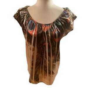 Twentyone Satin Peacock Tunic